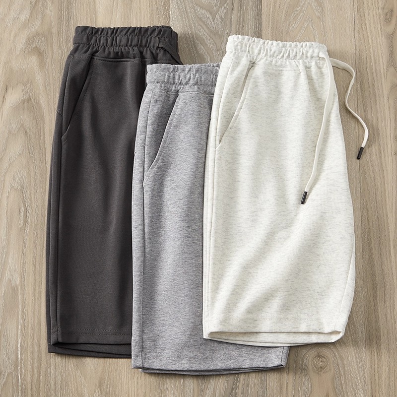 美式休闲440G重磅运动短裤夏季