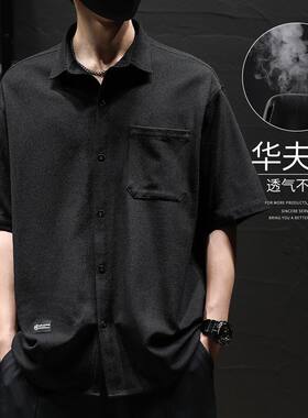 短袖衬衫男夏衬衫男夏季华