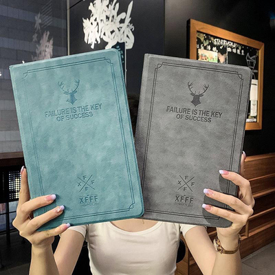 适用小米平板5保护套SE11英寸小米6pro复古皮套防摔支架网课红米Redmipad10.6全包Plus超薄mipad4代外壳8寸包