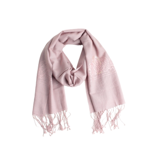 妞妞家春秋新品女士钉珠薄款羊毛长款流苏披肩围巾8170