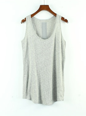 妞妞家 夏季新品女装美单中长款工字背心D1207