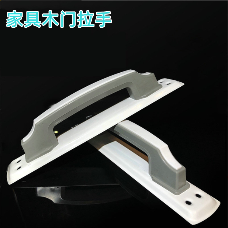 推拉门打孔新款柜门通用型外装式明装木板门家具门简易拉手包邮图片