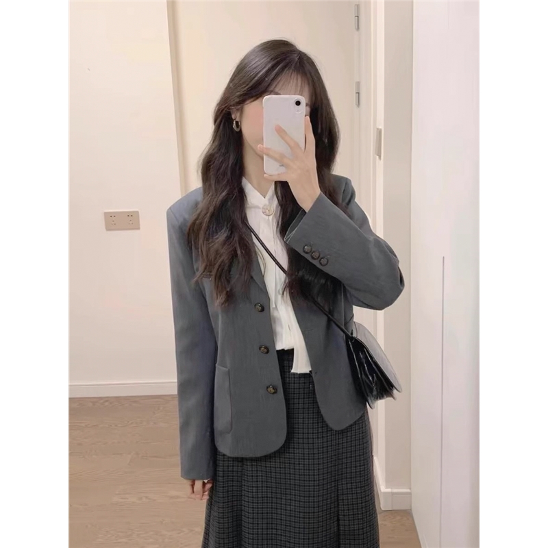 小西装外套女士2025春秋季时尚新款西服今年流行休闲小个子高级感