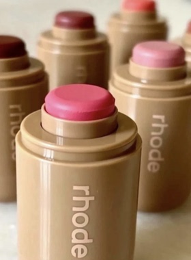 rhode新品唇膏腮红棒hailey海莉比伯 piggy/freckle可涂嘴唇