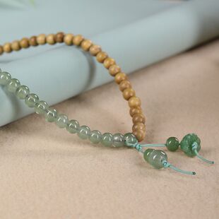 手串奶念珠手链手持玉莲蓬拉姆环扎基东陵天然香木民族风diy跑