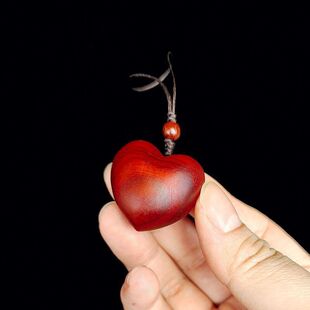 礼品吊坠整小手机挂件情侣女友实木送钥匙扣创意木小小猫爱心