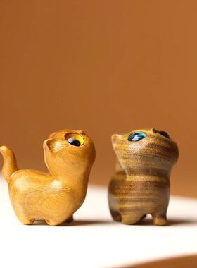 创意礼品可爱小绿檀生日手把文玩