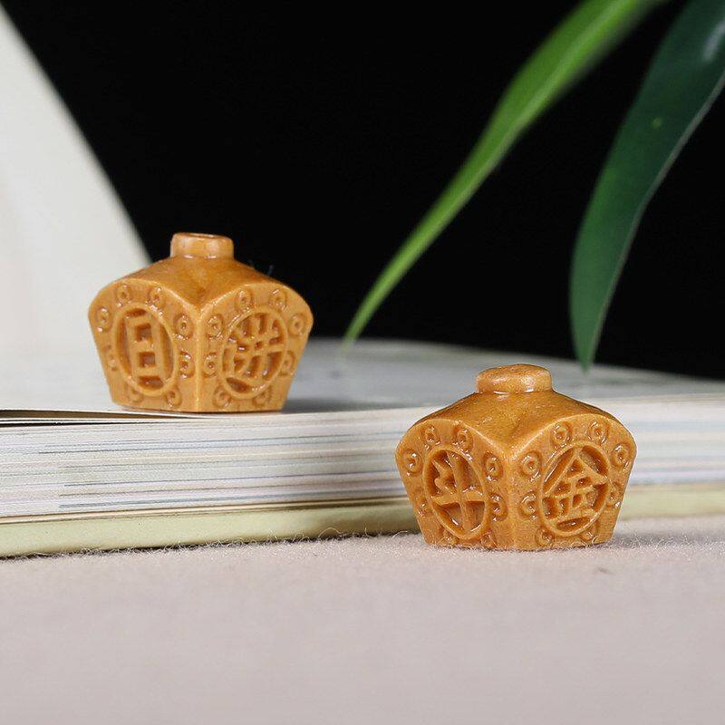 饰品配饰手机钥匙扣佛珠日进斗金配件挂件檀香木文玩项链手链DIY