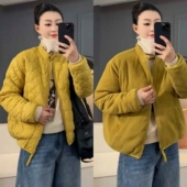 休闲简约桃心加厚双面穿立领爱心保暖夹棉2025冬季 常规款 棒球棉衣