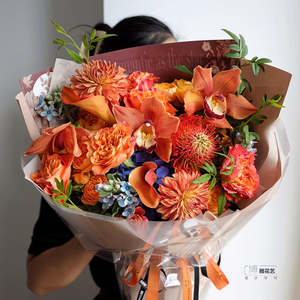 博雅其他蕙兰宫灯海芋郁金香混搭