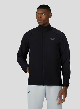 英国高端户外Castore 高性能男士户外运动薄款拉链立领夹克外套