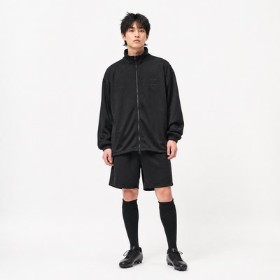 FCRB×WILDSIDE山本耀司联名外套 男女同款刺绣宽松立领拉链夹克