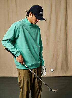 Windandsea 26春夏新款 男女款户外运动休闲宽松版长袖半高领T恤