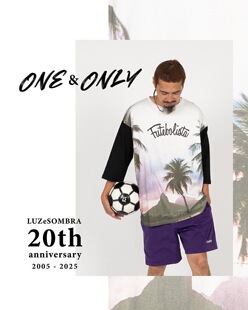 Luzesombra 20周年限定 男士户外运动休闲印花圆领宽松版T恤