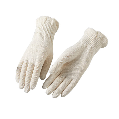 秋冬针织真丝油丝分指手套女