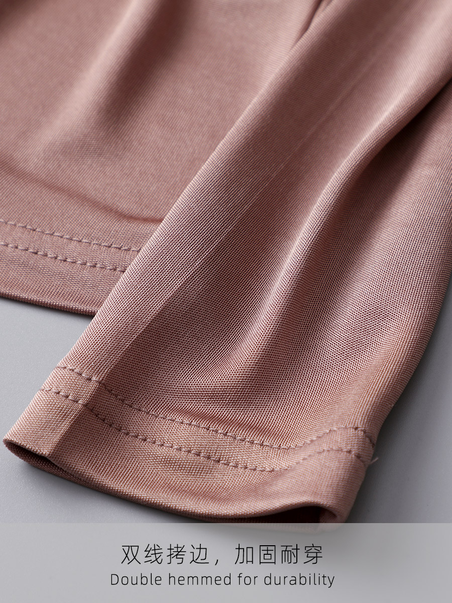 MULBERRY SILK SOLID COLOR DOUBLE-SIDED KNIT SWEATER WOMENS SILK HALF-TURTLENECK BOTTOMED LONG-SLEEVED SLIM TOP A T-SHIRT UNDERNEATH