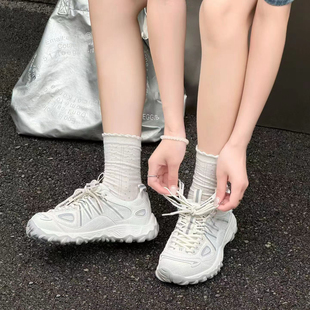 7760女士网面老爹鞋2026秋季专柜新款轻便柔软防滑韩版舒适百搭