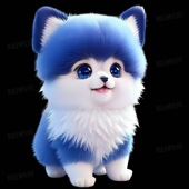 汽车贴纸可爱网红狗狗超萌小狗个性 饰马桶冰箱贴画电动车儿童房 装