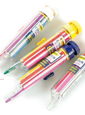 紙屋精选-hightide penco旋转八色蜡笔不脏手儿童小学生绘图美术