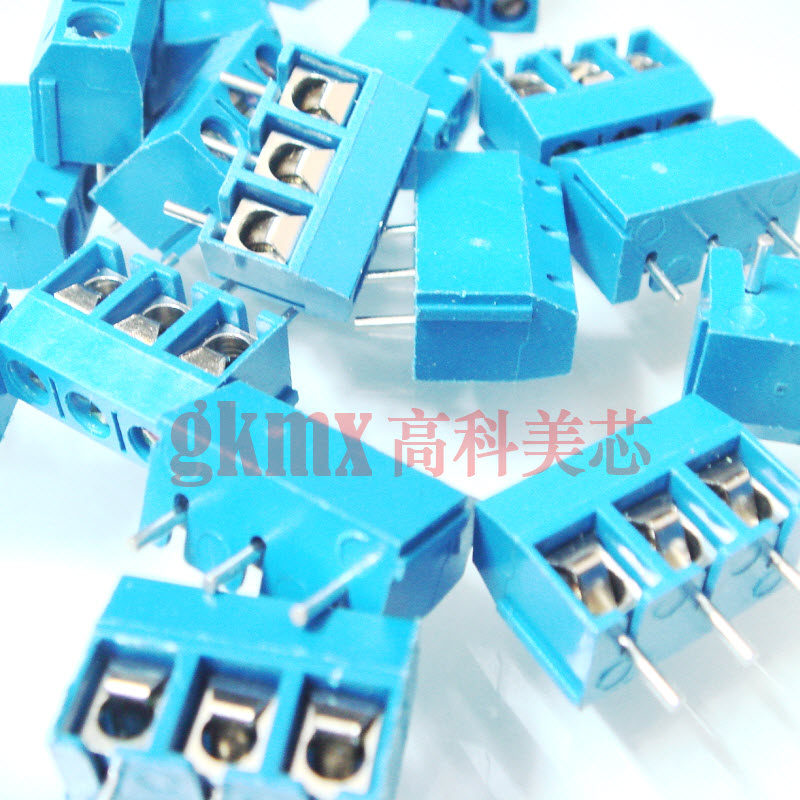 接线端子DG301 3芯 3PIN 125V 8A直脚间距5.00mm 10个8元
