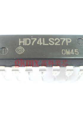 高科美芯 IC集成电路HD74LS27 DIP14逻辑芯片 或非门 3元/PCS