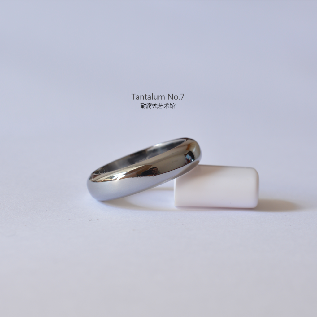 厚重镜面纯钽戒指铱馆长原创