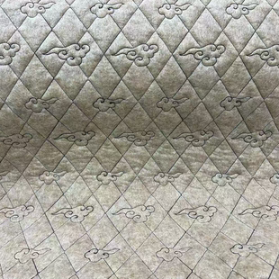 【真丝驼绒絮片】桑蚕丝真丝布料旗袍高端定制布料.