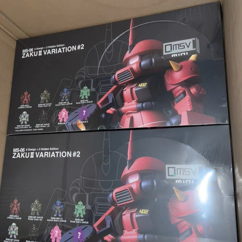 正版万代元祖2 飞升高达Qmsv mini盲盒潮玩手办模型玩具端盒现货
