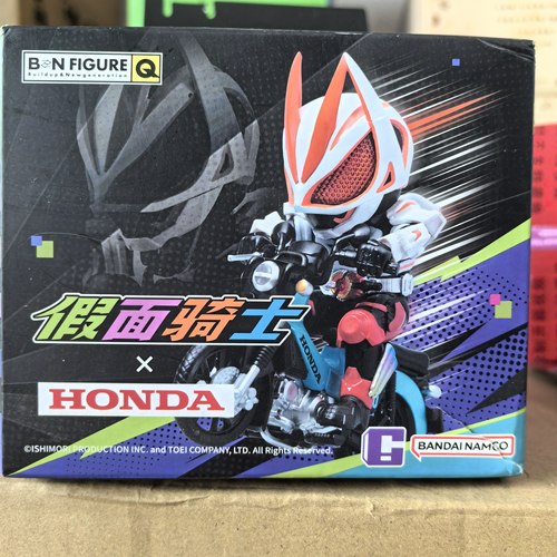 万代 假面骑士 BNFIGURE Q x HONDA联动盲盒桌面摆件本田联名手办