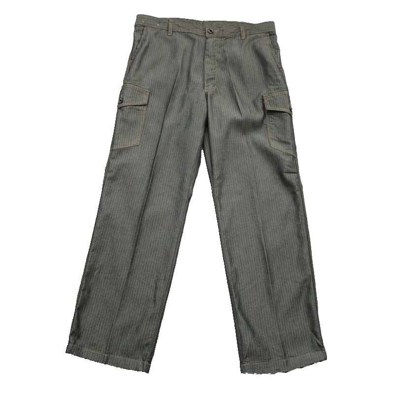 长裤多兜滑板工装裤多口袋大码