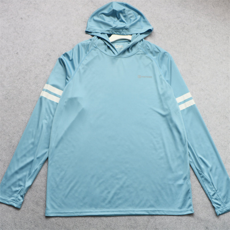 外贸夏季男士户外连帽防晒衣防晒服皮肤衣透气运动速干外套钓鱼衫