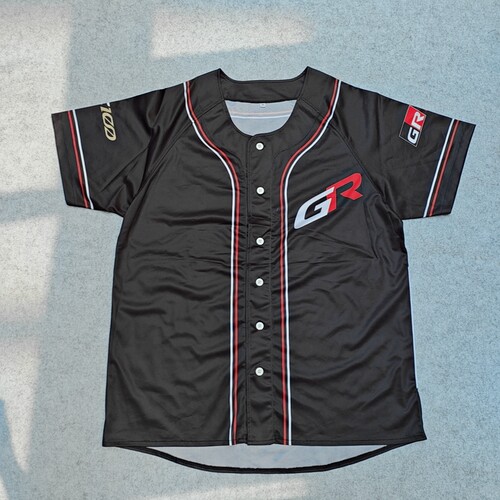 男夏速干GR字母棒球服大码秋衣