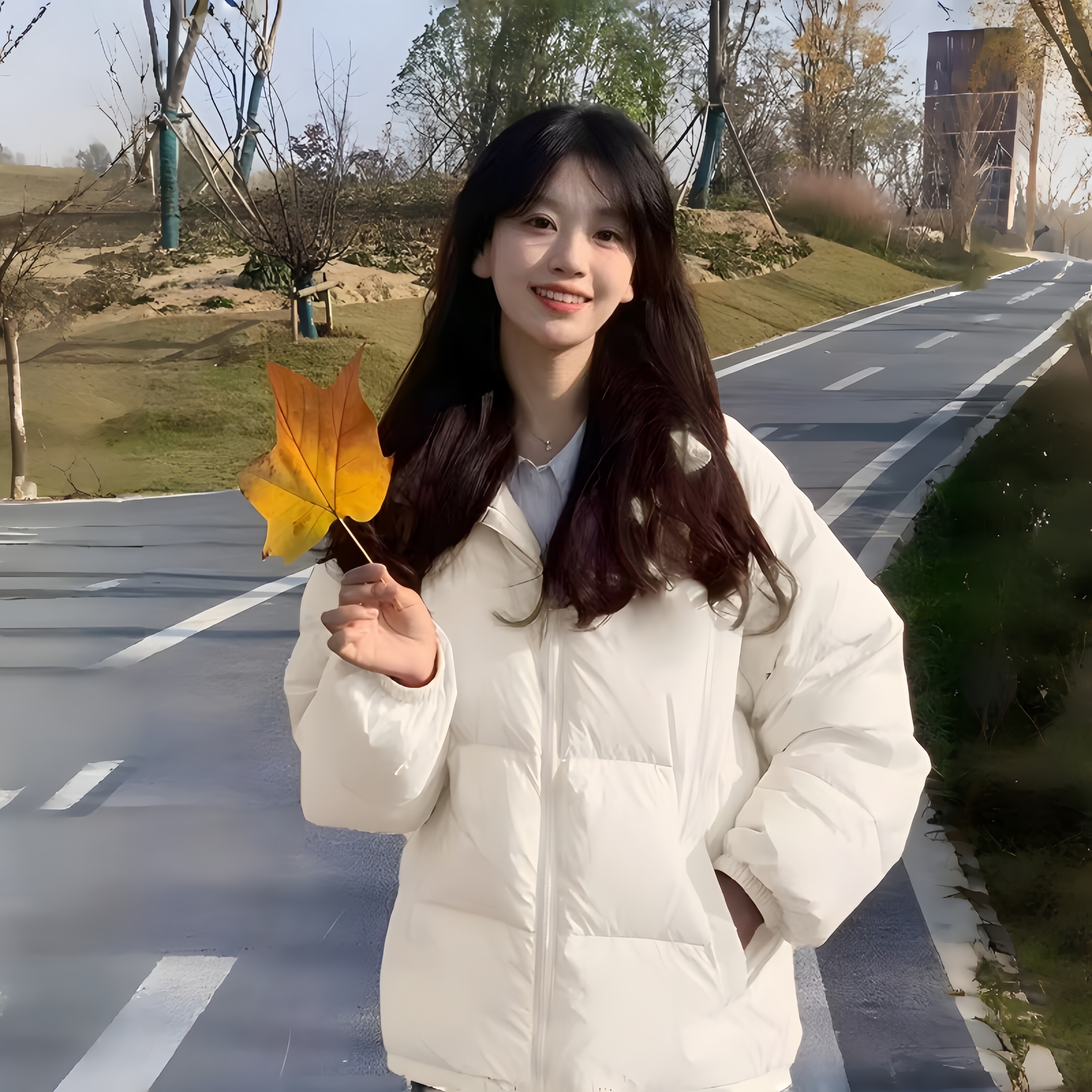 大码胖妹妹羽绒棉服女秋冬新款时尚洋气宽松百搭防寒保暖外套