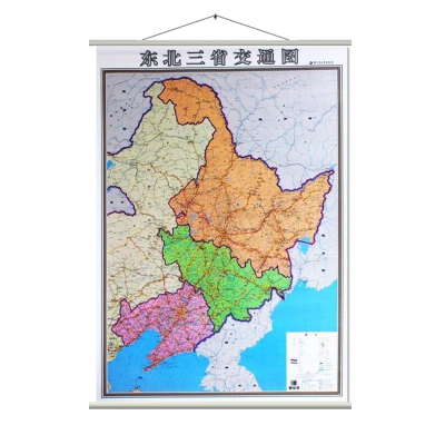 2025东北三省交通图中国分省系列挂图1.4米x1米区域交通行政区划交通信息旅游景点图自驾线路 覆膜挂杆地图吉林辽宁黑龙江交通地图