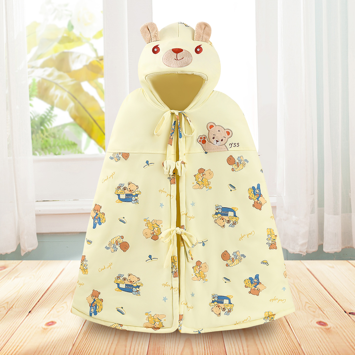 新生儿斗篷秋冬外出加厚披肩A类