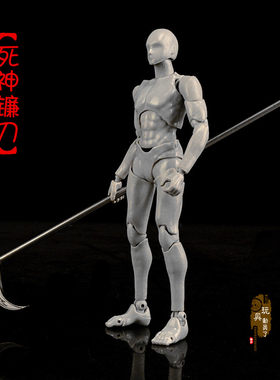 微缩死神镰刀兵人武器模型
