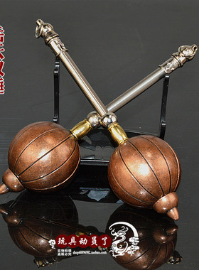 1:6古代兵器模型 岳云锤双锤 李元霸千斤锤 震天锤 金属兵人配件