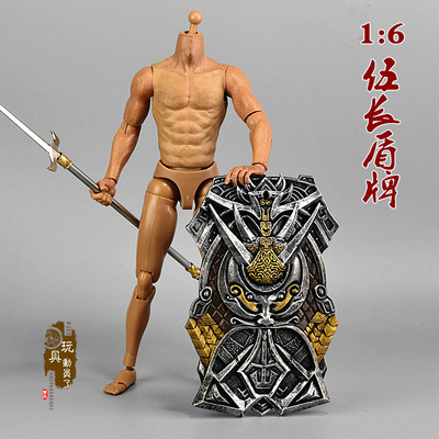 古代战争武器模型盾牌玩具兵人