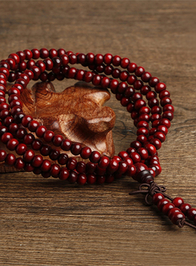 民族风复古百搭木质饰品佛珠手链