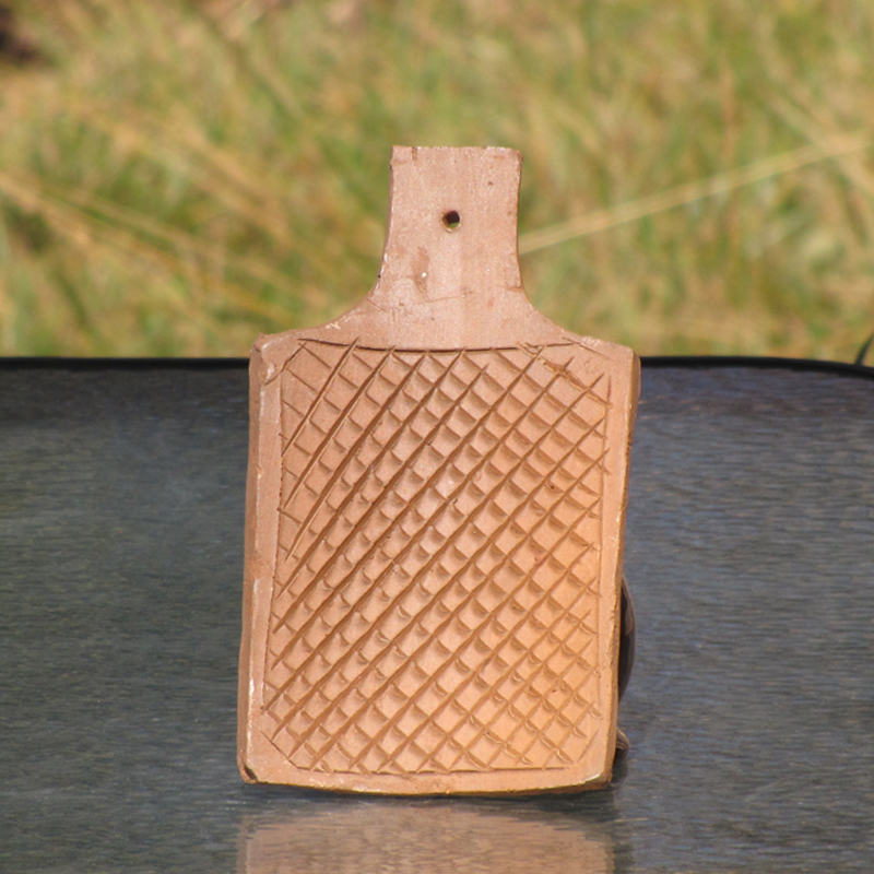 装饰摆件复古怀旧手工粗陶擦瓦