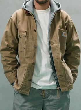 维托摩瑞美式休闲复刻阿美咔叽翻领工装C001密歇根夹克