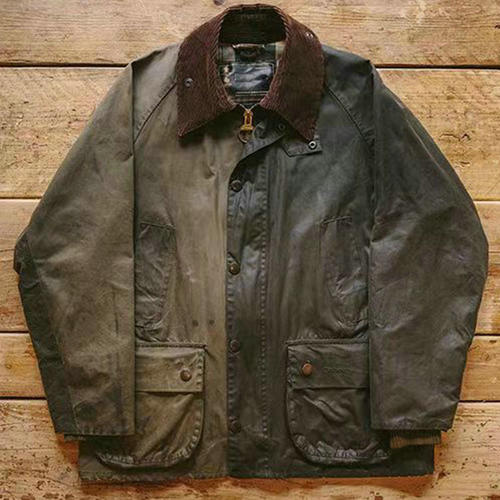 风衣上蜡夹克补蜡油蜡夹克