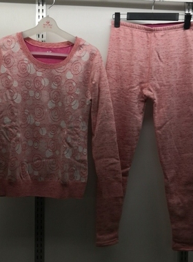 港莎  女舒绒保暖时尚内衣套装  66282   只有XL/165