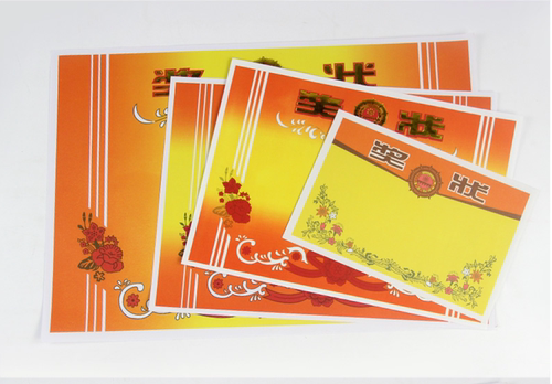 奖状 中小学幼儿园光荣奖状8KA416K32K 证书可打印奖状纸