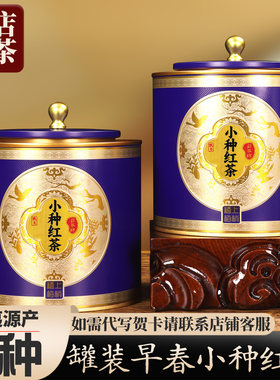 武夷产地正山小种红茶礼盒茶叶中秋端午走亲访友实用茶礼赠礼品袋