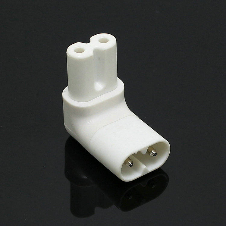 C8转C7八字公母电源转换插头 90度直角上下弯头 C7 TO C8