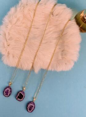 高级感小众设计镶钻项链