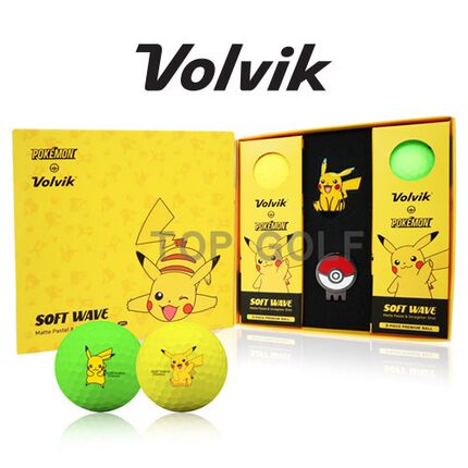 韩国代购Volvik GOLF高尔夫球礼盒 礼物 口袋妖怪皮卡丘Mark套装