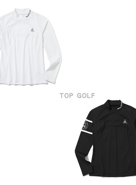 韩国代购MARK LONA高尔夫服装 25秋女半高领弹力透气打底长袖T恤