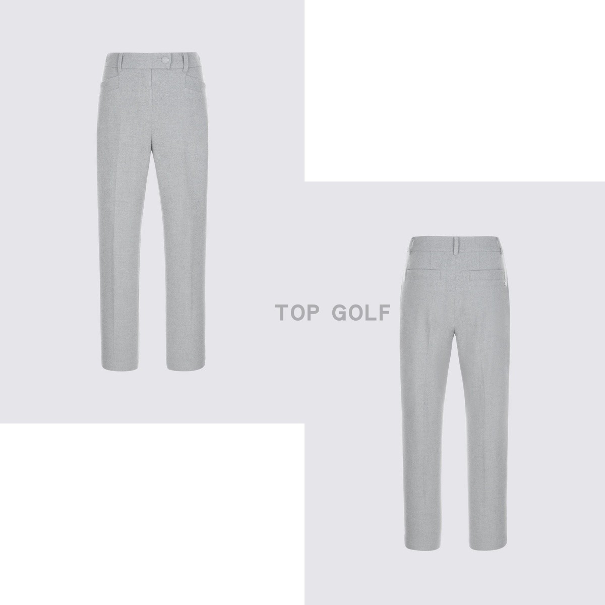 韩国代购G/FORE GOLF高尔夫球裤 25秋女羊毛混纺保暖简约运动长裤